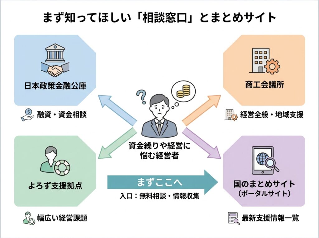 中東情勢・原油高で困ったときの特別相談窓口とまとめサイトの案内